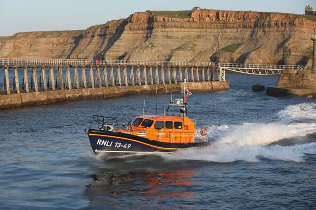 Whitby's all weather lifeboat, Lois Ivan.