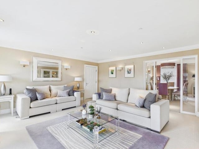 A bright and spacious lounge within the apartment.