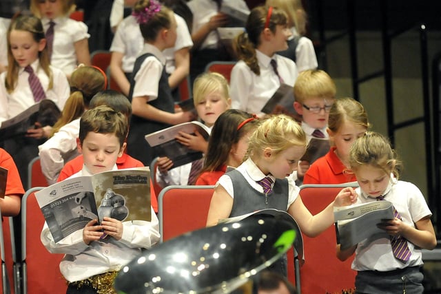 Festive Spectacular at The Spa in 2013. We can imagine these children saying "It's that song!".