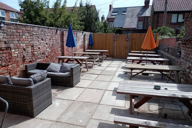 The pub’s real crowd pleaser is a very large sun trap beer garden.