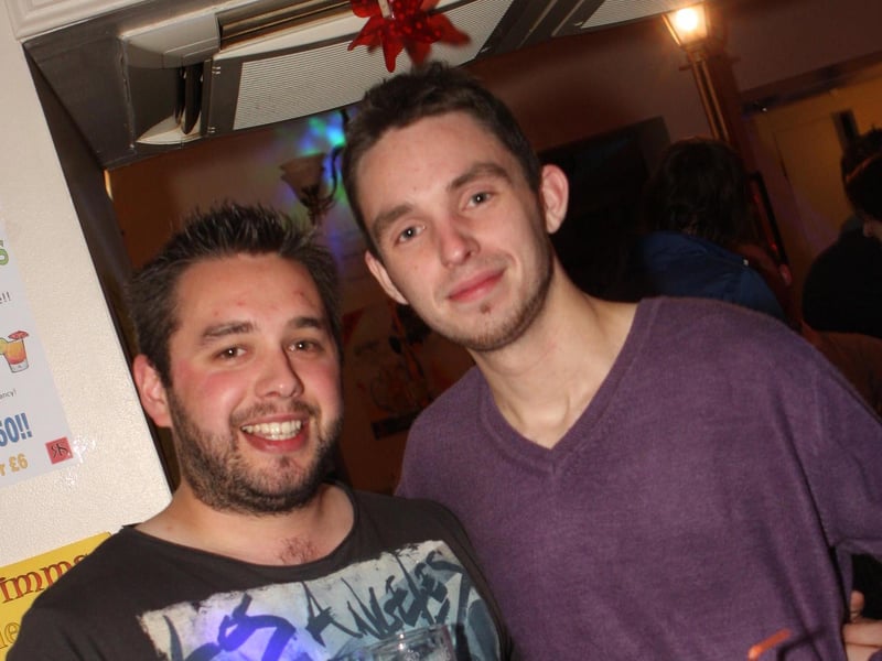 Old school buddies Dom and Big Dave in Red Square