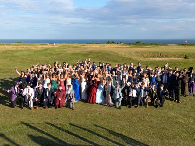 The whole cohort together in celebration!