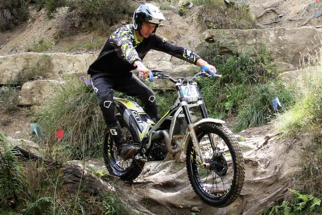 Sleights' Lance Harland in action at the Scarborough & District Motor Club's Yuletide Trial PHOTO BY JOHN WATSON