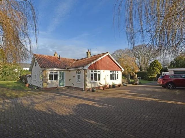 This three bedroom and two bathroom detached bungalow is for sale with Tipple Underwood for £480,000.