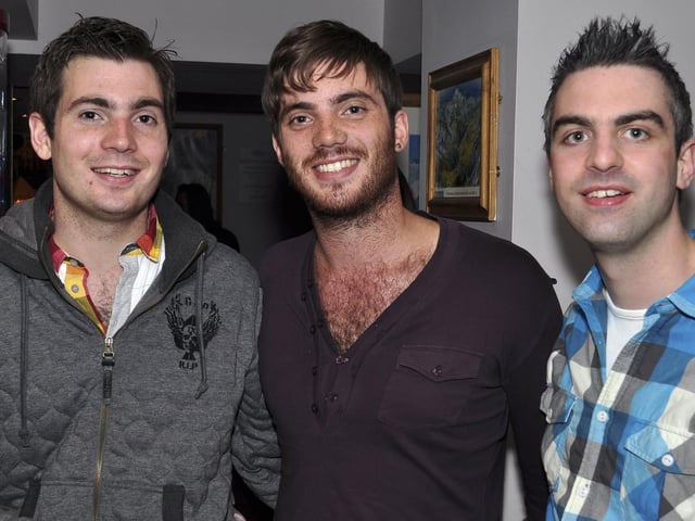 Gavin, Neil and James on a lads night out.