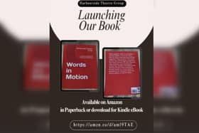 Harbourside Theatre Group launches their first book, "Words in Motion".