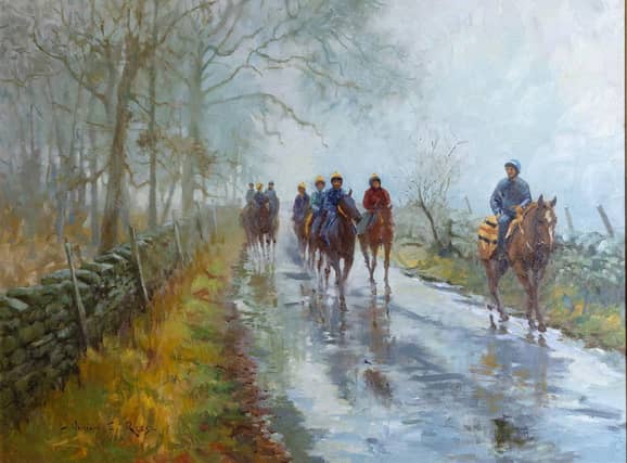 Star of the Show? Riding out at Middleham on a Winter's Morning