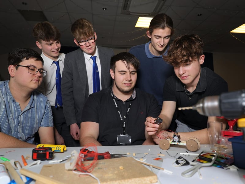 Scarborough UTC pupils concentrate on the job at hand