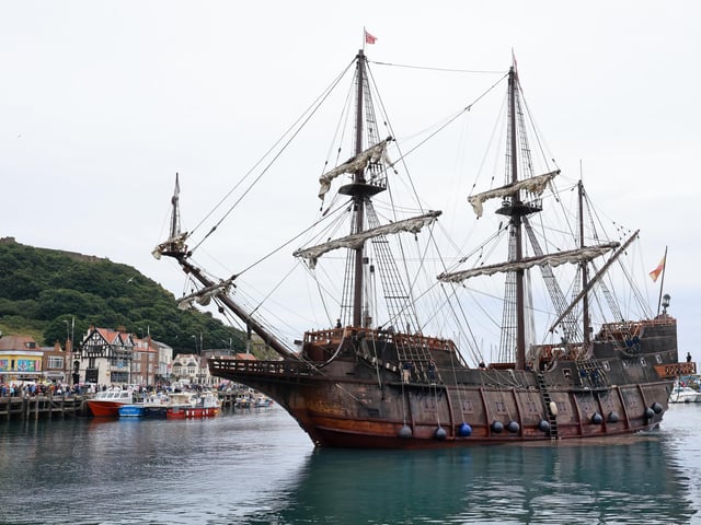 The majestic vessel is a sight to behold