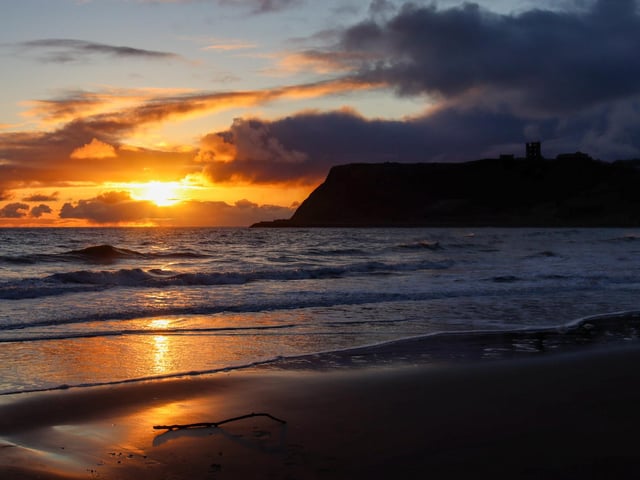 Jenna Jackson snapped this stunning sunrise at Scarborough.
