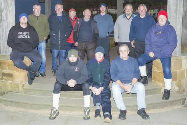 The WSAA members line up at the start of the season.
