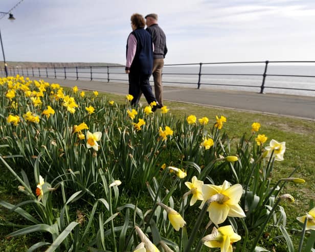 The Met Office predicts warmer temperatures and more sun for the Yorkshire coast this week. Photo: Richard Ponter.