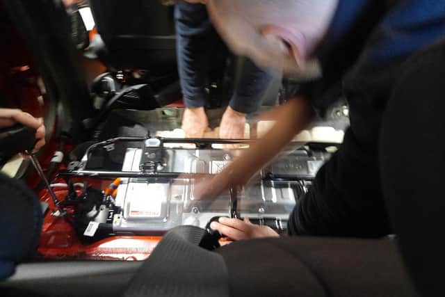 The SG Petch mechanics were quick to get to work.