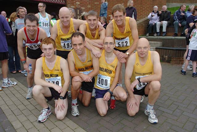Brid Road Runenrs line up at the Bridlington Half Marathon & Fun Run in 2006. PHOTO BY PAUL ATKINSON