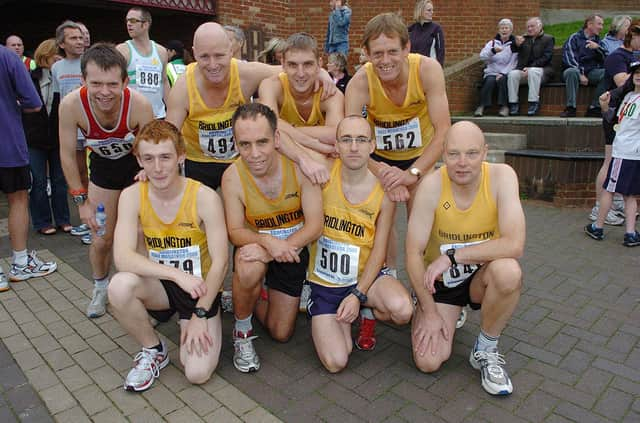 Brid Road Runenrs line up at the Bridlington Half Marathon & Fun Run in 2006. PHOTO BY PAUL ATKINSON