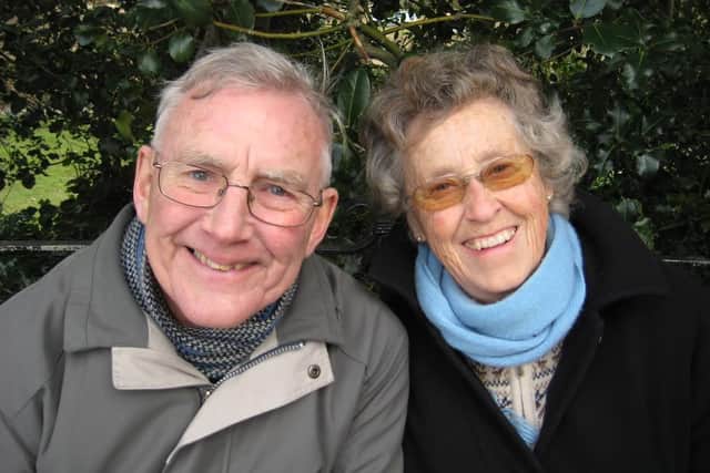 Mick Thorpe with wife Sheila