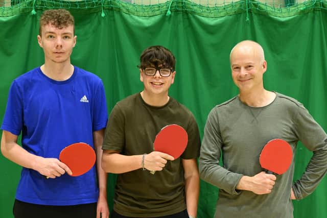 Action from the Bridlington Table Tennis League. Photos by Tony Wigley