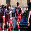 Scarborough Athletic earned a convincing 3-0 home win against Leamington on Saturday. Photo by Richard Ponter