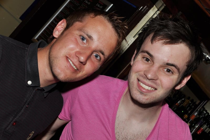 Kyle and John in Bar2B