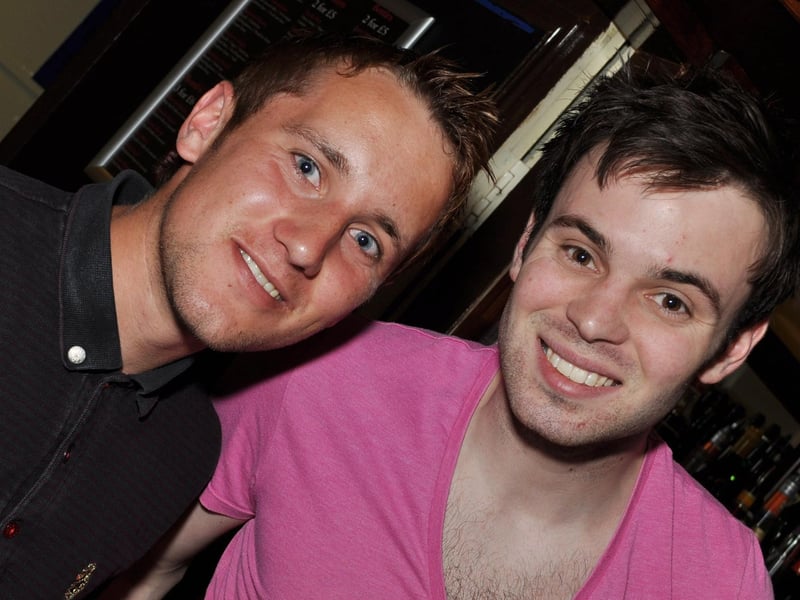 Kyle and John in Bar2B