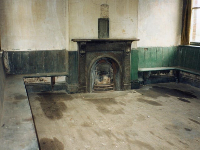 Ebbertson Station before the restoration in the 1990's .