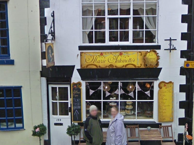 Marie Antoinette's is located on Church Street, Whitby YO22 4DE. One Google review said: "My birthday treat, afternoon tea and I was not disappointed. Tasty sandwiches delicious cheese scone and the cake, homemade and to die for. Highly recommend to all."