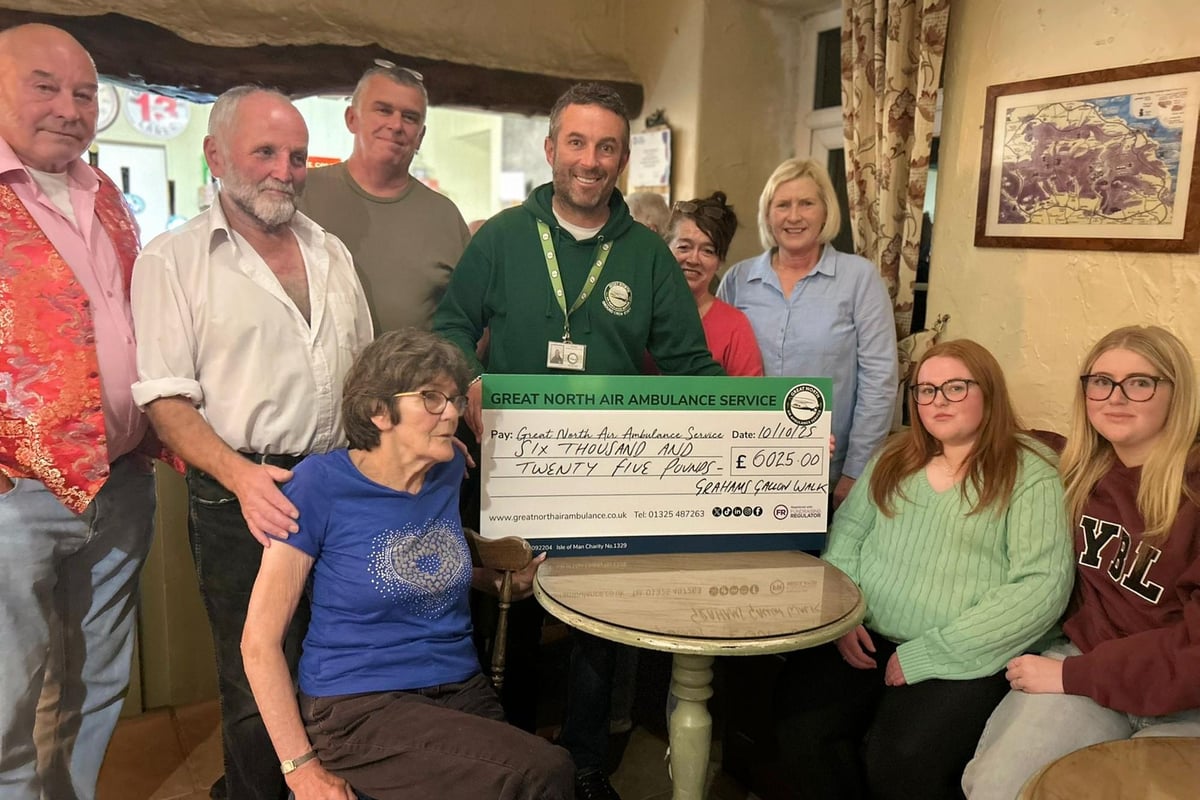 Gallon Walkers take total since 2009 past £120,000 for air ambulance