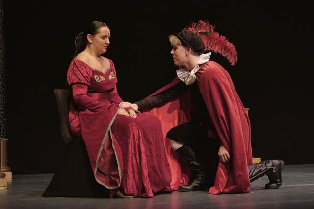 Anne Boleyn with Henry VIII.