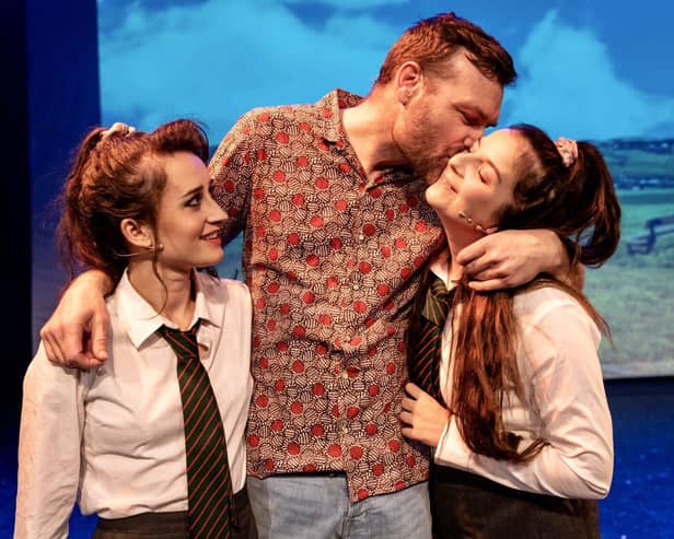 Emma Hooker (Rita), Dale Vaughan (Bob) and Polly Lovegrove (Sue)