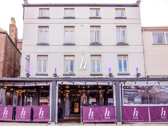 Harry's Bar and Bistro, located in Whitby, is for sale with Barry Crux and Company the price available upon request.