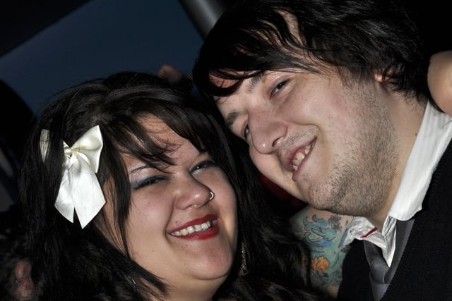 Samuel and Mikayla celebrate the night.
