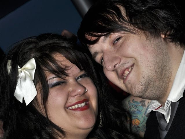 Samuel and Mikayla celebrate the night.