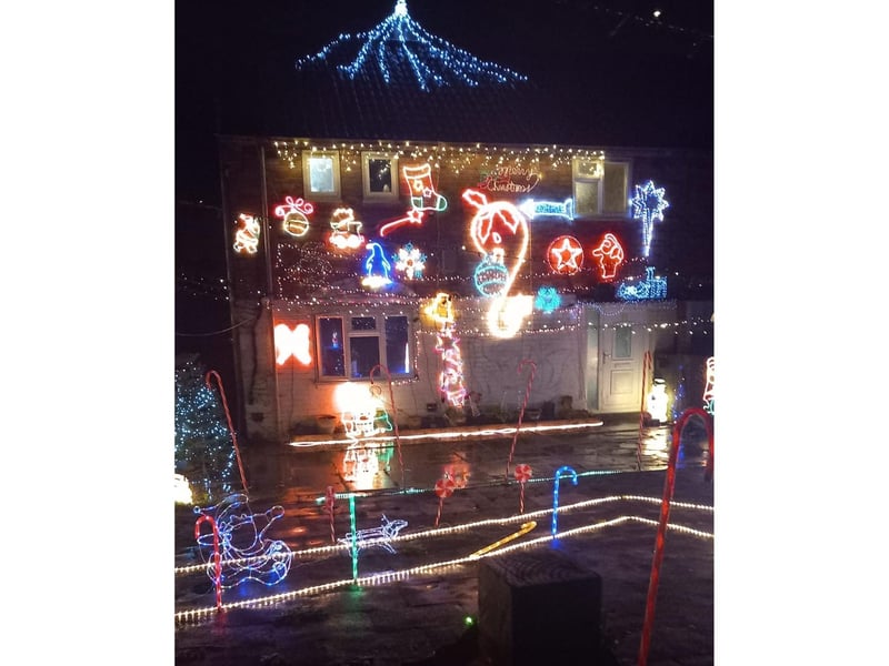This stunning Scarborough Christmas lights display is full of colour and joy.