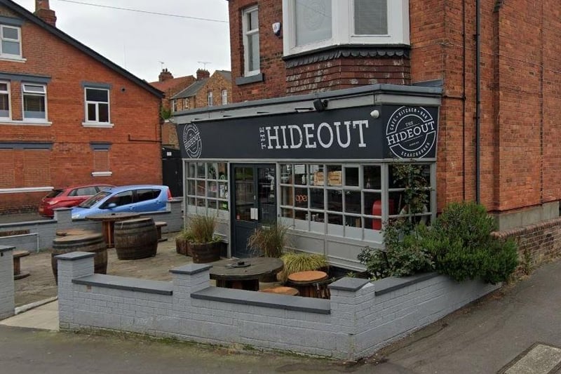 The Hideout Cafe Kitchen & Bar is located on Columbus Ravine, Scarborough. One Google review said: " Lovely little restaurant to grab breakfast, lunch or Dinner, or even just a drink. Food was lovely, we went for both breakfast and dinner on different days. Very good value for money, lovely friendly service. Dog friendly and also looked after with the doggy menu. Cosy place with great decor. Walking distance from the beach or nearby park. Would definitely recommend."