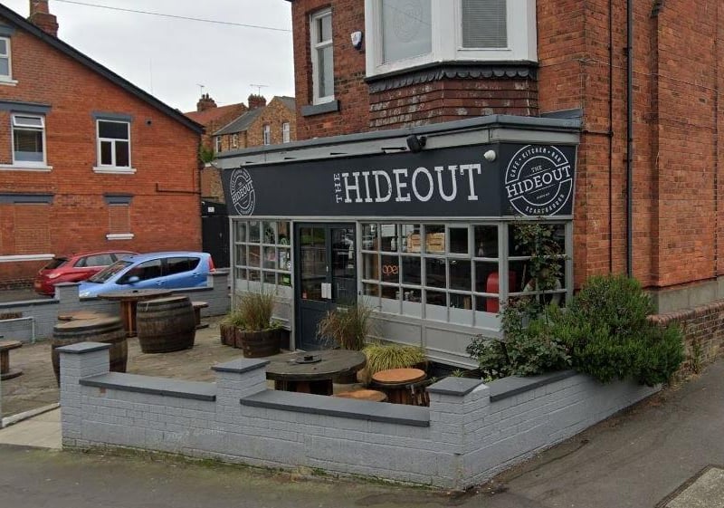 The Hideout Cafe Kitchen & Bar is located on Columbus Ravine, Scarborough. One Google review said: " Lovely little restaurant to grab breakfast, lunch or Dinner, or even just a drink. Food was lovely, we went for both breakfast and dinner on different days. Very good value for money, lovely friendly service. Dog friendly and also looked after with the doggy menu. Cosy place with great decor. Walking distance from the beach or nearby park. Would definitely recommend."