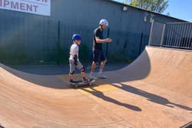 Mr Swain has become a qualified skateboard teacher