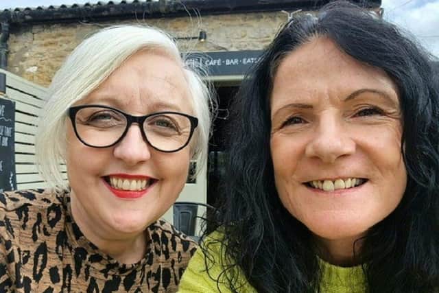 (L-R) Margaret Bradshaw with Ros Jones who has become a licensed trainer North Yorkshire