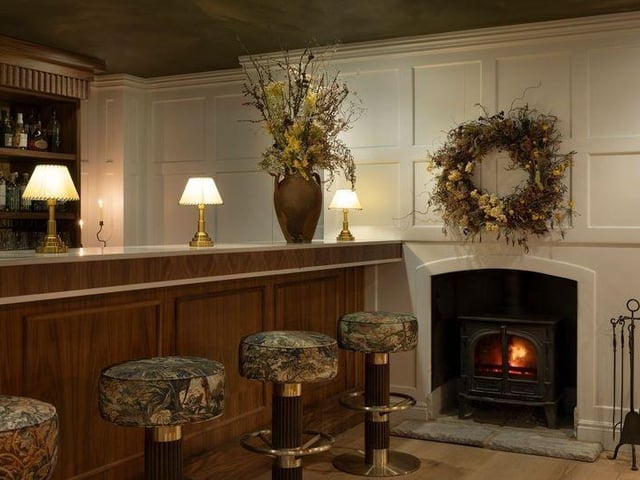 Lounge bar at Saltmoore.