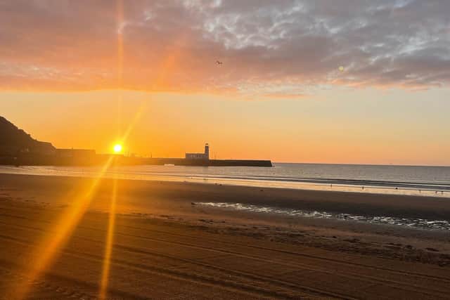 A stunning Scarborough sunrise