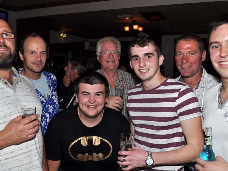 Steve, Phil, Gibbo, Terry, Joe, Andy and Woodhouse!