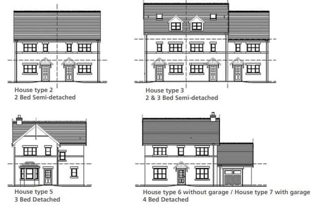 Proposed House Types At Garth End Road, West Ayton. Bowmanriley