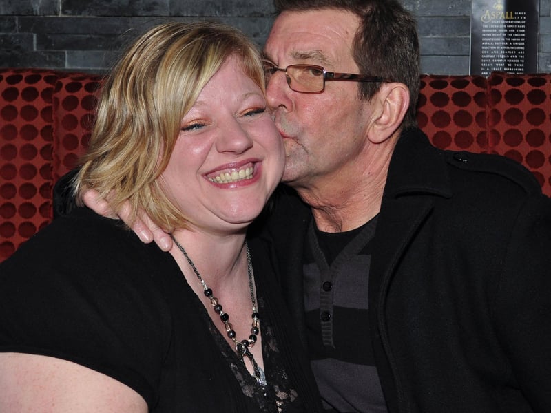 Debbie gets a kiss off Roberto!