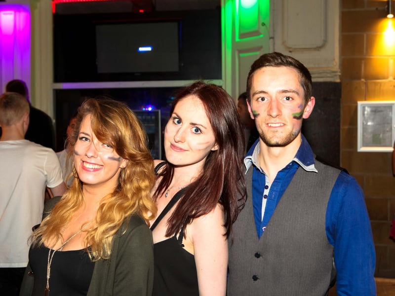 Becky, Beth & Liam enjoying their big night out.