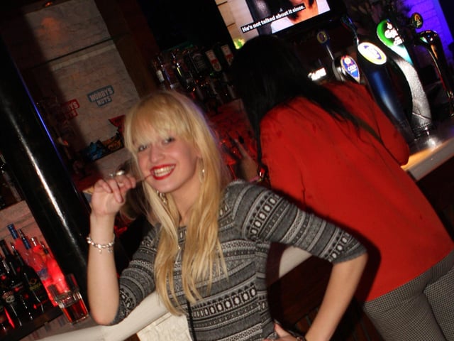 Harriet having a great time