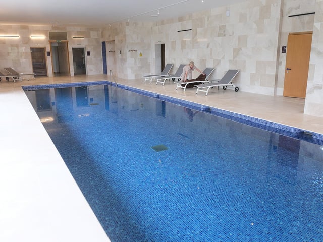 View of the pool. photo: Richard Ponter