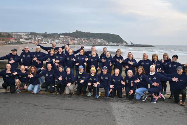 Scarborough Athletic Club members who helped organised the McCain Yorkshire Coast 10K alongside Run For All. Photo by Richard Ponter