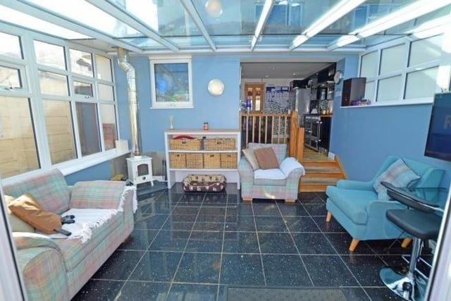 A conservatory is part of the ground floor accommodation.