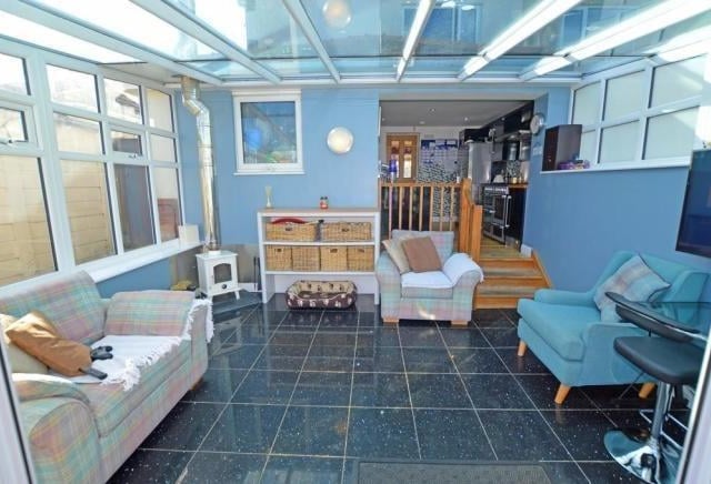 A conservatory is part of the ground floor accommodation.