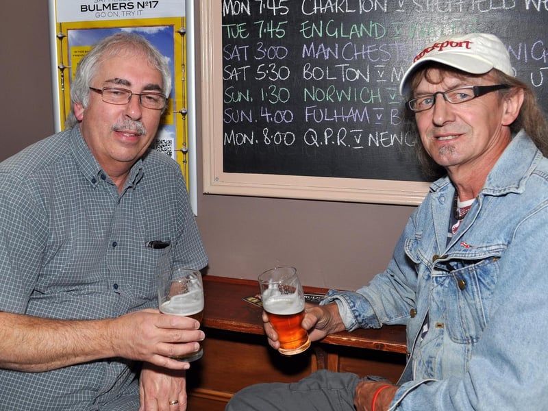 Col and Pete venture out for a saturday night!