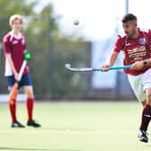 Anthony Allison scored twice in the home win against Leeds Adel M3s. Photos by Will Palmer